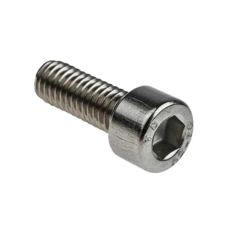 RS PRO Plain Stainless Steel Hex Socket Cap Screw M6 x 16 mm 281-114