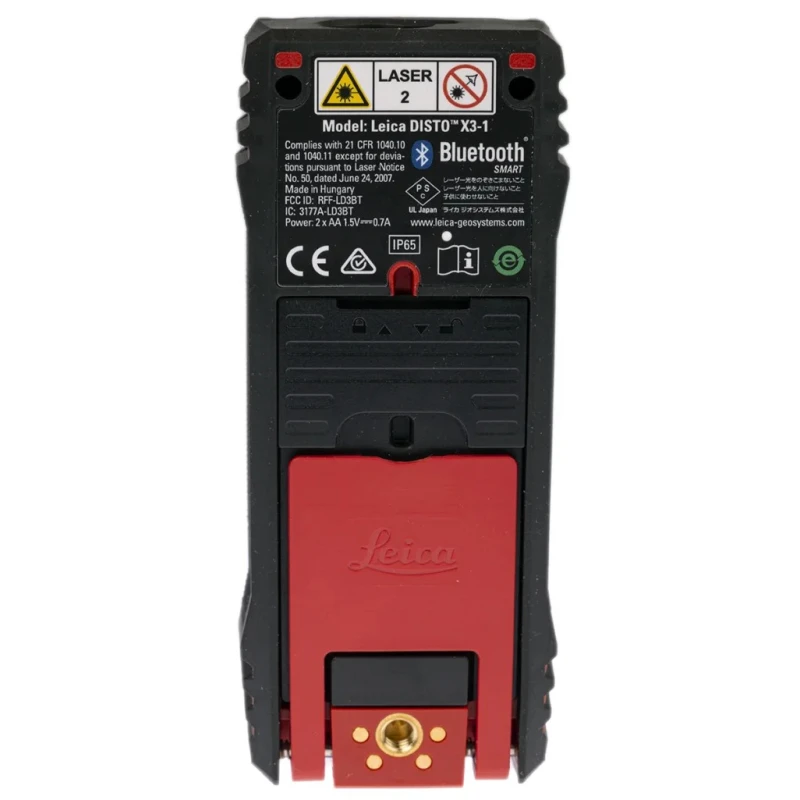 Leica Laser Measure 0.05 to 150 m Range ±1.0 mm Accuracy IP65 Waterproof Bluetooth Connectivity Model 850833