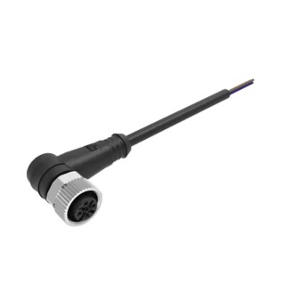 Molex Circular Connector Cable Mount Socket Female 4 Contacts M12 Threaded IP67 Micro-Change Series 