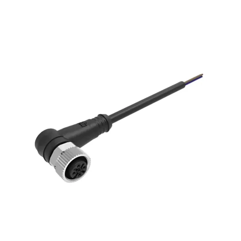 Molex Circular Connector Cable Mount Socket Female 4 Contacts M12 Threaded IP67 Micro-Change Series 