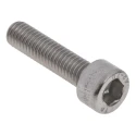 RS PRO Plain Stainless Steel Hex Socket Cap Screw, Hex Socket Drive, M6 Thread x 25 mm Length 281-136