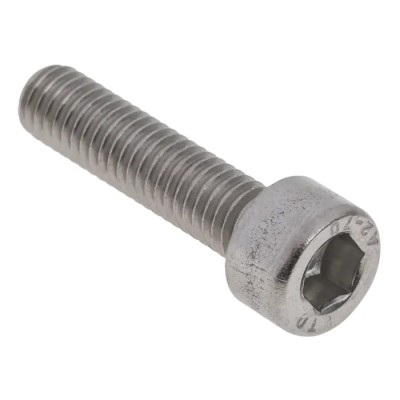 RS PRO Plain Stainless Steel Hex Socket Cap Screw, Hex Socket Drive, M6 Thread x 25 mm Length 281-136