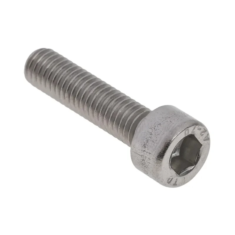 RS PRO Plain Stainless Steel Hex Socket Cap Screw, Hex Socket Drive, M6 Thread x 25 mm Length 281-136