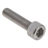 RS PRO Plain Stainless Steel Hex Socket Cap Screw, Hex Socket Drive, M6 Thread x 25 mm Length 281-136