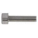 RS PRO Plain Stainless Steel Hex Socket Cap Screw, Hex Socket Drive, M6 Thread x 25 mm Length 281-136