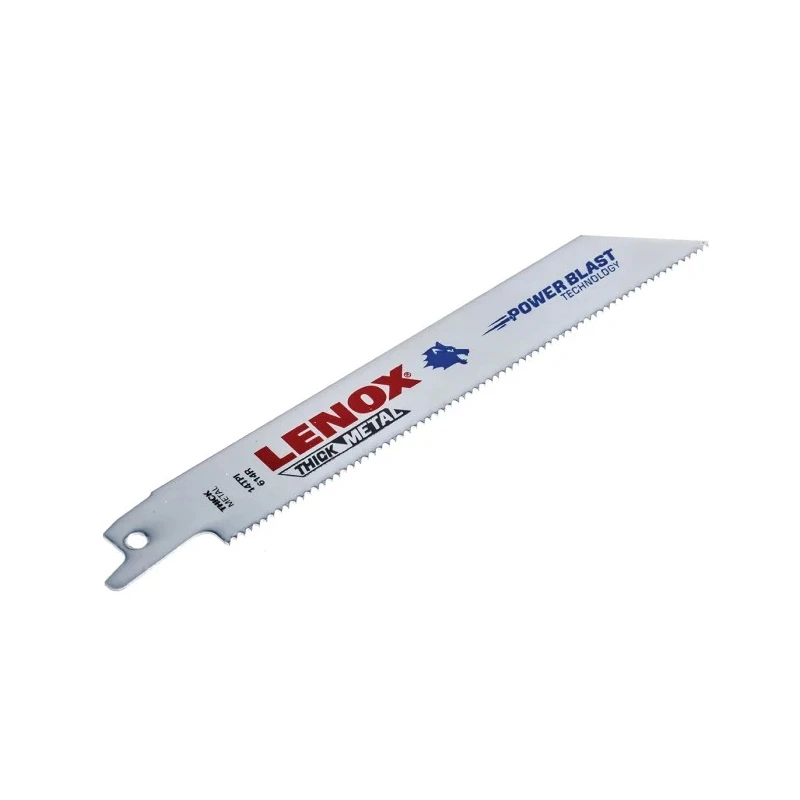 Lenox Bi-Metal Reciprocating Saw Blade 5-Piece Set 152 mm Length 0.9 mm Thickness 19 mm Width 14 Teeth Per Inch 20564614R