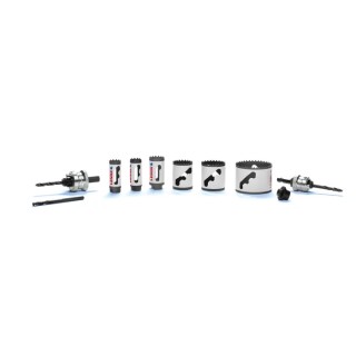 Lenox 68 mm Diameter Bi-Metal Drill Bit Set with Arbor Included, 9 Pieces 1768436