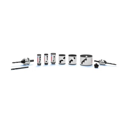 Lenox 68 mm Diameter Bi-Metal Drill Bit Set with Arbor Included, 9 Pieces 1768436
