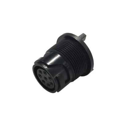 Bulgin Industrial Circular Connector 2 Contacts Rear Mount Miniature Socket Male 600V IP69K IP66 IP68 Buccaneer PXP4013/02P