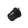 Bulgin Industrial Circular Connector 2 Contacts Rear Mount Miniature Socket Male 600V IP69K IP66 IP68 Buccaneer PXP4013/02P