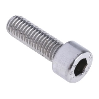 RS PRO Stainless Steel Hex Socket Cap Screw M8 x 25 mm DIN 912 Plain Finish 281-164