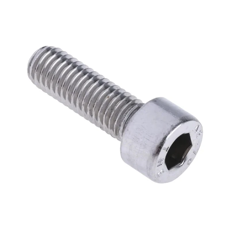 RS PRO Stainless Steel Hex Socket Cap Screw M8 x 25 mm DIN 912 Plain Finish 281-164
