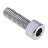RS PRO Stainless Steel Hex Socket Cap Screw M8 x 25 mm DIN 912 Plain Finish 281-164