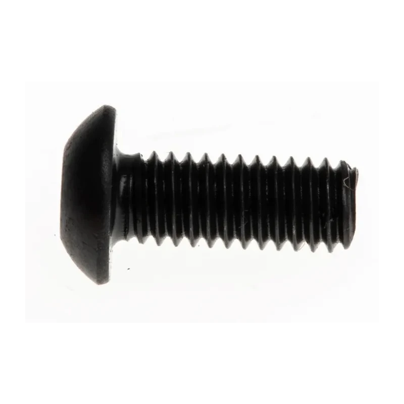 RS PRO Bright Zinc Steel Hex Socket Cap Screw M4 x 10 mm Grade 10.9 ISO 7380 281-221