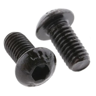 RS PRO Bright Zinc Steel Hex Socket Cap Screw M6 x 12 mm Grade 10.9 ISO 7380 281-293