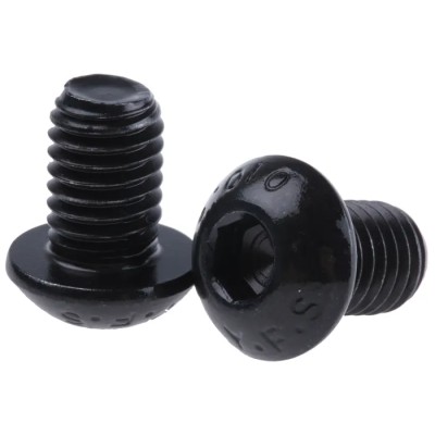 RS PRO Steel Bright Zinc Hex Socket Cap Screw M8 x 12 mm Grade 10.9 ISO 7380 281-338