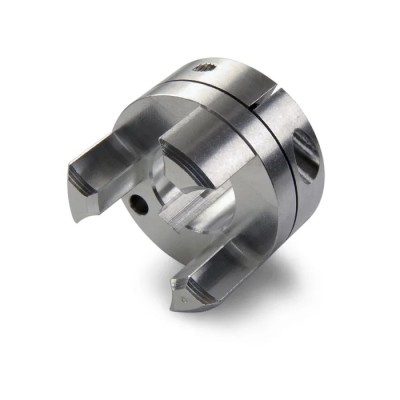 Ruland Aluminium Zero Backlash Jaw Coupler 41.3 mm OD, 53 mm Length, Elastomer Element, Clamp Style MJCC41-10-A