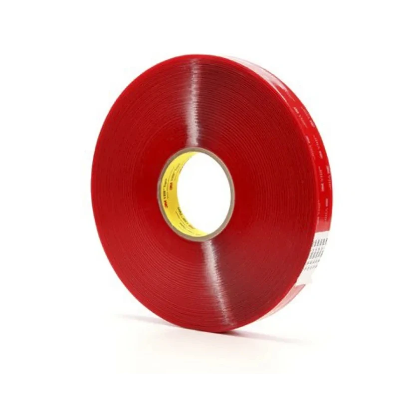 3M VHB Double Sided Acrylic Foam Tape, Clear, 19mm Width x 33m Length, 0.5mm Thickness, Model 4905F 3M 4905 19mm x 33m