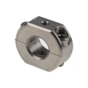 Ruland Stainless Steel Two Piece Shaft Collar, Clamp Screw M4 x 12, OD 28 mm, Width 11 mm OF-MSP-12-SS