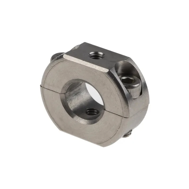 Ruland Stainless Steel Two Piece Shaft Collar, Clamp Screw M4 x 12, OD 28 mm, Width 11 mm OF-MSP-12-SS