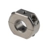 Ruland Stainless Steel Two Piece Shaft Collar, Clamp Screw M4 x 12, OD 28 mm, Width 11 mm OF-MSP-12-SS