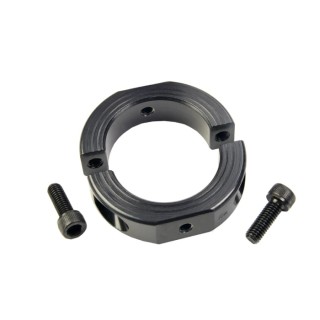 Ruland Two Piece Carbon Steel Shaft Collar, Clamp Screw, 20mm Bore Diameter, 40mm OD, 15mm Width OF-MSP-20-F