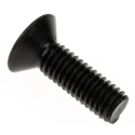 RS PRO Plain Steel Hex Socket Countersunk Screw M3 x 10 mm, Grade 10.9 Steel, DIN 7991 281-394