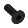RS PRO Plain Steel Hex Socket Countersunk Screw M4 x 12 mm 281-439