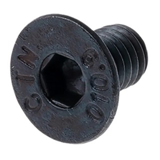 RS PRO Plain Steel Hex Socket Countersunk Screw M6 x 10 mm 10.9 Grade Steel DIN 7991 281-495