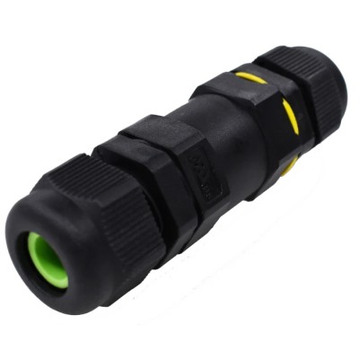 Amphenol Industrial Circular Connector Cable Mount, 4 Contacts, Socket, Female, IP68, 450V, 15A, Polymer SC-L-PG12-04-GN
