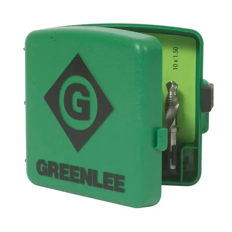 Greenlee Tap Set M3 x M10 Thread Drill/Tap Kit, HSS Material, 6 Pieces 50121510