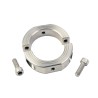 Ruland Stainless Steel Two Piece Shaft Collar Clamp Screw OD 57 mm Width 15 mm OF-MSP-35-SS