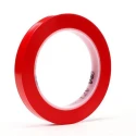 3M Red Vinyl Lane Marking Tape 19 mm Width 33 m Length 0.14 mm Thickness 7100044624