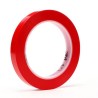 3M Red Vinyl Lane Marking Tape 19 mm Width 33 m Length 0.14 mm Thickness 7100044624