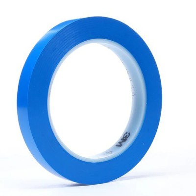 3M Blue Vinyl Lane Marking Tape 25 mm Width, 33 m Length, 0.14 mm Thickness 471 25mmx33m blue
