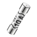 RS PRO 10A T Ceramic Cartridge Fuse, 240V AC, 6.3 x 25 mm, Medium and Fast Acting, Ceramic Body 174-7959