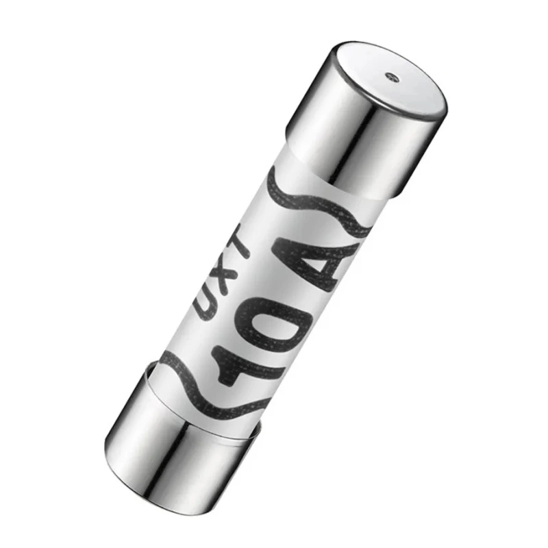 RS PRO 10A T Ceramic Cartridge Fuse, 240V AC, 6.3 x 25 mm, Medium and Fast Acting, Ceramic Body 174-7959