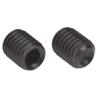 RS PRO Steel M8 x 10 mm Grub Screw Plain Cup DIN 916 Black 281-675