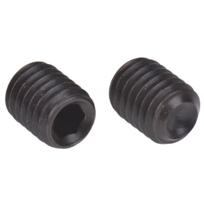 RS PRO Steel M8 x 10 mm Grub Screw Plain Cup DIN 916 Black 281-675