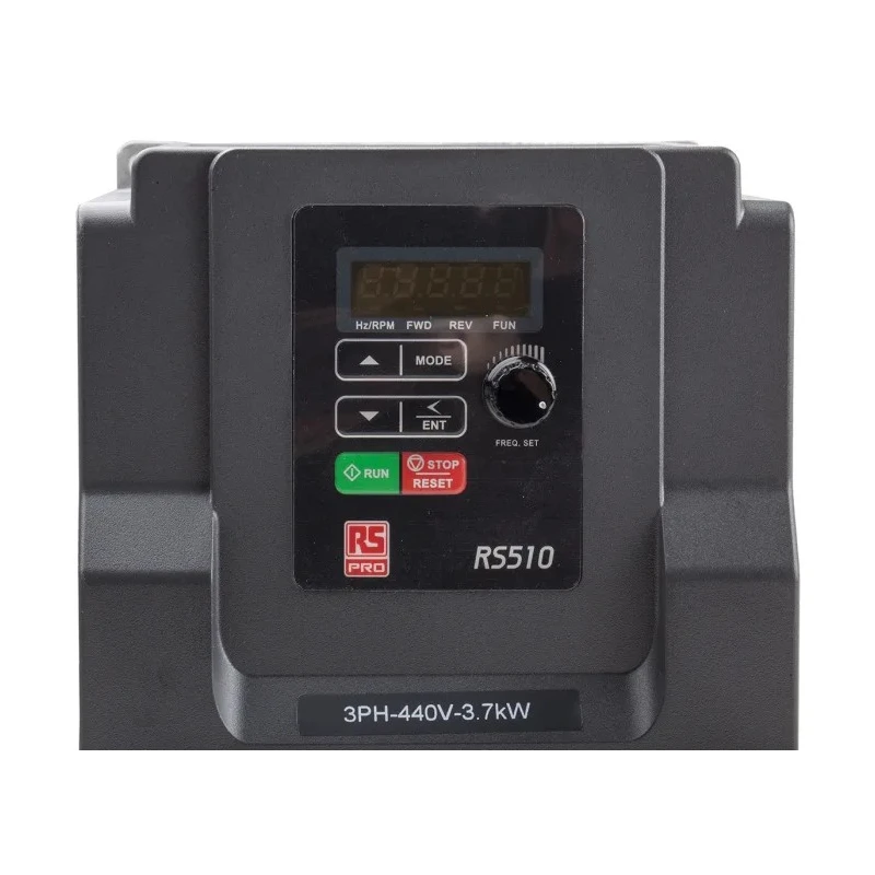 RS PRO Inverter Drive 3 Phase 3.7 kW 480V 9.2A Vector Control RS510 Series
