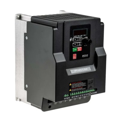 RS PRO Inverter Drive 5.5 kW 3 Phase Vector Control Compatible with Induction Motor RS510 Series 480V 13A
