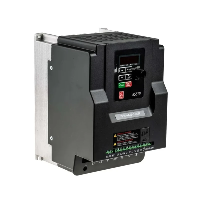 RS PRO Inverter Drive 5.5 kW 3 Phase Vector Control Compatible with Induction Motor RS510 Series 480V 13A