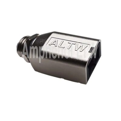 Amphenol Industrial Straight Circular Connector Adapter 1000V 1 Female 1 Male RJS-12X08FF-LS7001