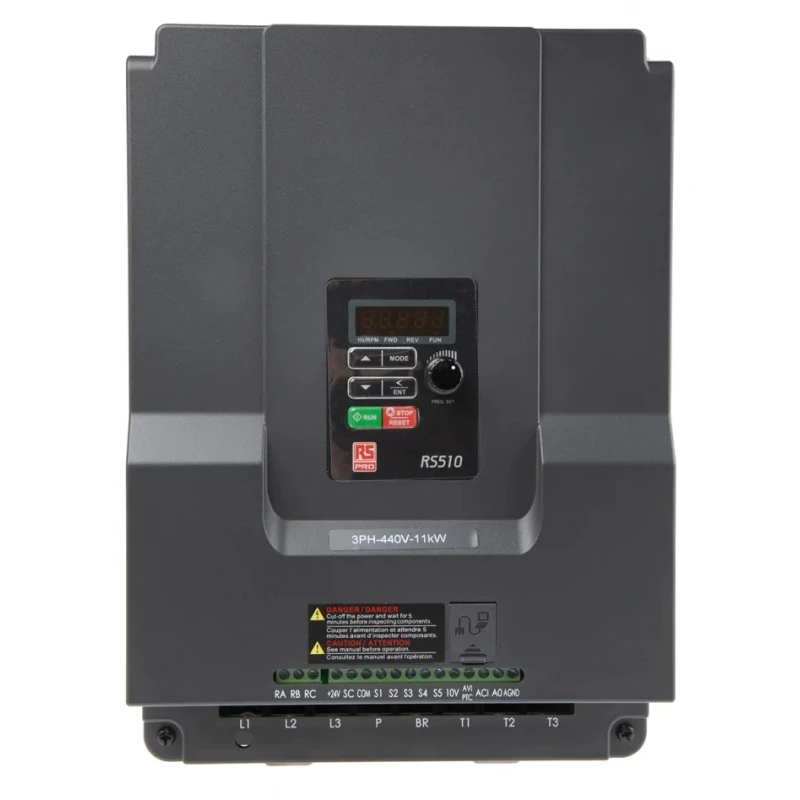 RS PRO 3 Phase Inverter Drive 11 kW 480V 24 A Vector Control RS510 Series