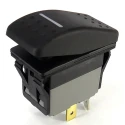 RS PRO DPDT, On-Off-On On-Off-(On) Rocker Switch Panel, Polyamide Housing, Panel Mount, 16/20A, IP67, 21.1 x 37 mm 174-8345