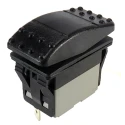 RS PRO Illuminated DPST Latching On-Off Rocker Switch Panel IP67 Polyamide Housing 5A 250V AC 30V DC 174-8350