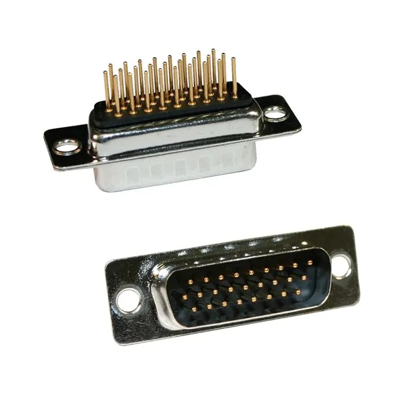 Norcomp 180 44 Way Straight 2.29 mm Pitch Through Hole D-Sub Connector with 4-40 Board Lock Female 180-M44-213R911