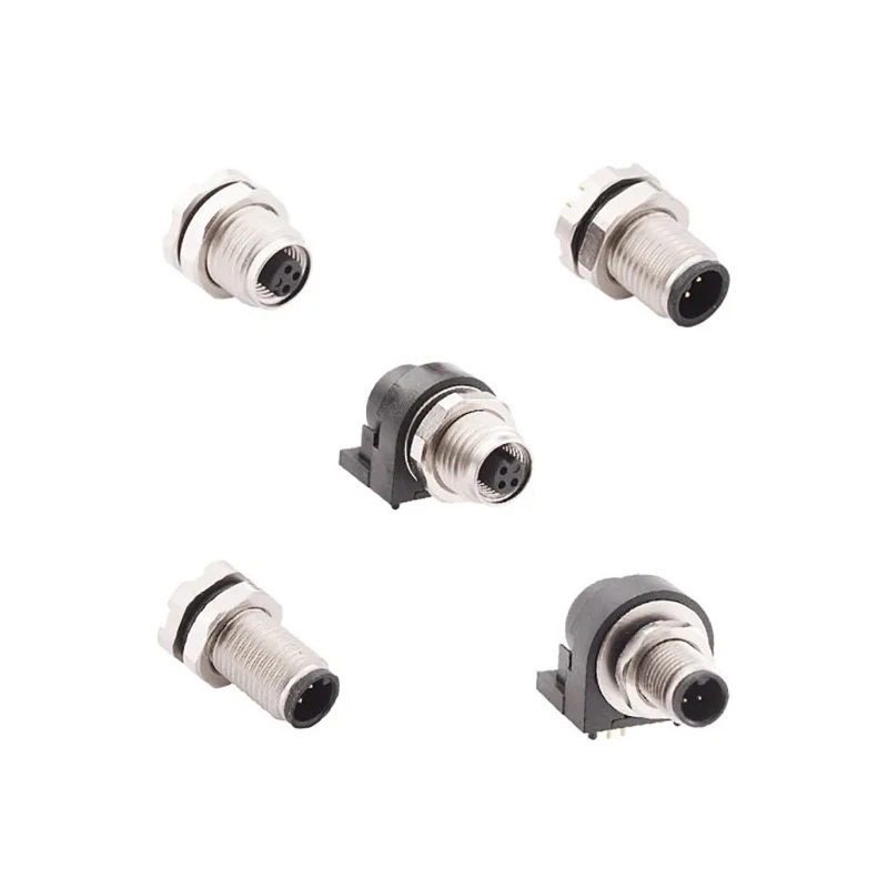 Norcomp Industrial Circular Connector Panel Mount 2 Contacts Plug Male IP67 IP68 M5 Series 851-002-103R004
