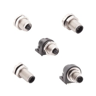 Norcomp Circular Connector, 2 Contacts, Panel Mount, M5 Connector, Socket, Female, IP67, IP68, 60V, 1A 851-002-203R004