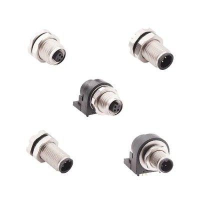 Norcomp Industrial Circular Connector, 4 Contacts, Panel Mount, Socket, Female, M5 Size, IP67 IP68 Rated 852-004-213R004